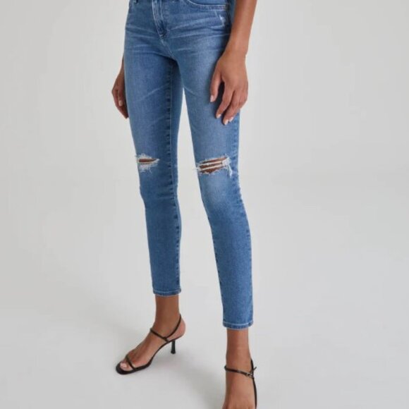 NWT AG-ED Adriano Goldschmeid The Legging Super Skinny Ankle Jeans 27 MSRP $225 - Picture 5 of 6